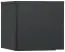 Aufsatz für eintürigen Kleiderschrank Chiflero, Farbe: Schwarz - Abmessungen: 45 x 47 x 57 cm (H x B x T)