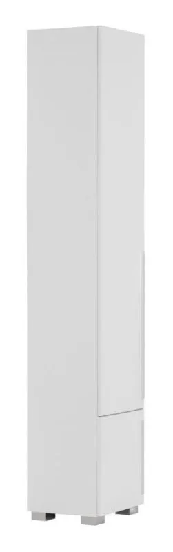 Drehtürenschrank/ Kleiderschrank Burgos 02, Farbe: Weiß - 215 x 40 x 38 cm (H x B x T)