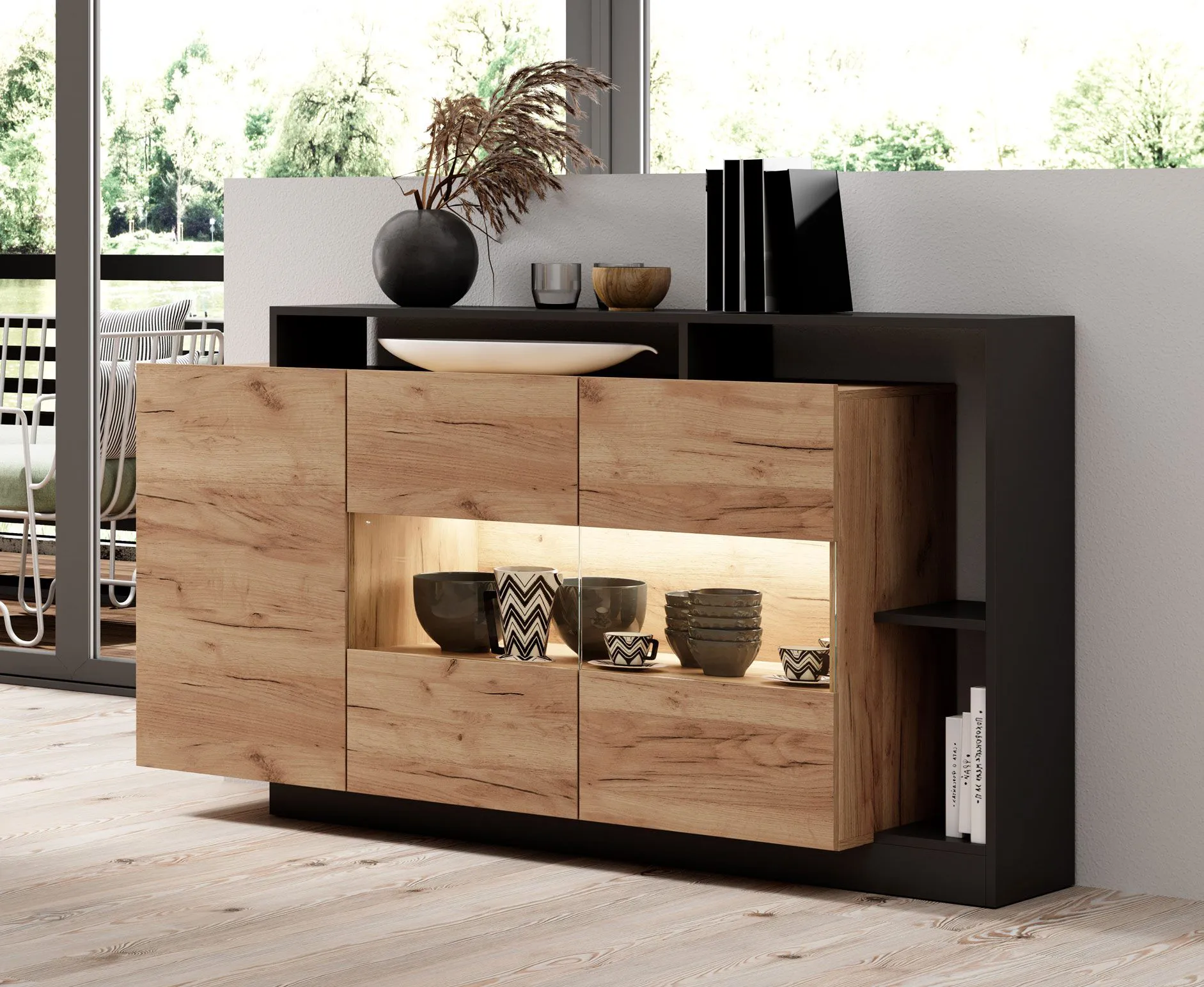 sideboard wohnzimmer hängend Hänge massiv nach Maß [WOHNSEKTION] Color:Coffee Mugs Valley - Set Of 6