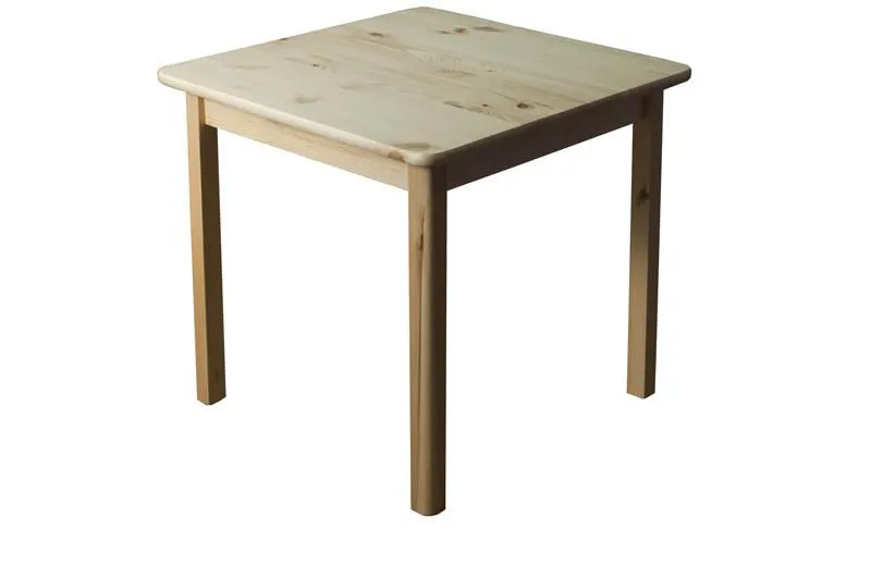 Tisch 80x80 cm , Höhe (cm) 75, Länge/Tiefe (cm) 80, Breite (cm) 80, Massivholz, Material Kiefer massiv, Farbe Kiefer Natur, Tisch 80x80 cm