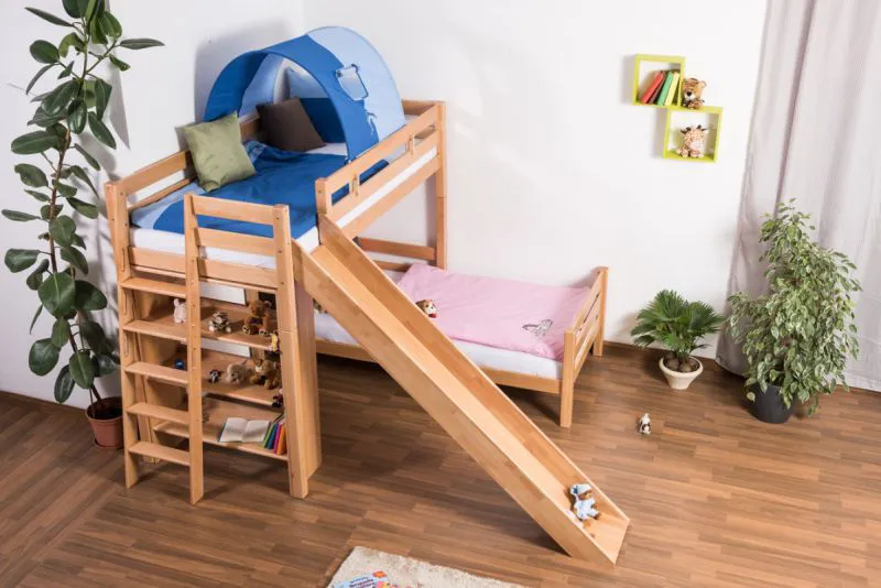 Kinderbett mit Rutsche