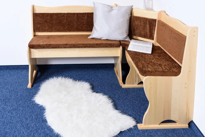 Naturholz Eckbank