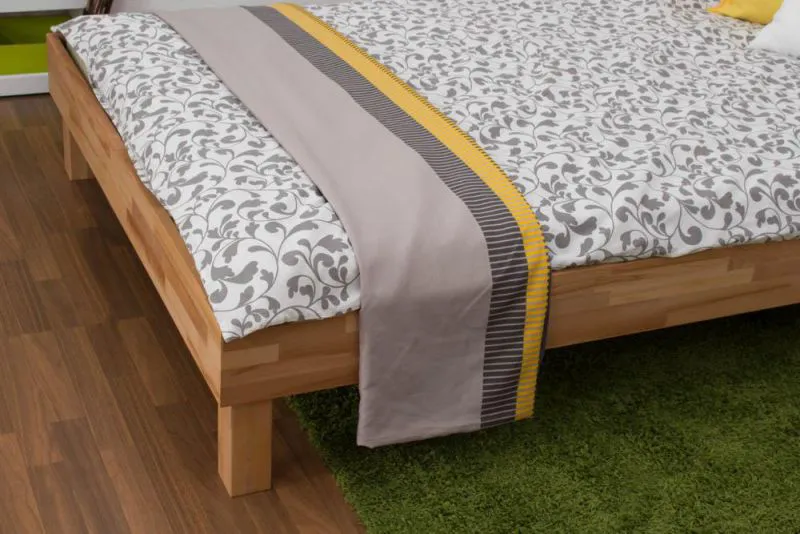 Futonbett Kernbuche 140 x 200 cm geölt Abbildung