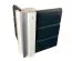 Saunahaus "Anni 4" SET B mit Ofen 9 kW, Farbe: Natur - 490 x 369 cm (B x T), Grundfläche: 18 m²