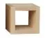Hängeregal / Wandregal Kiefer massiv Vollholz natur Junco 283D - Abmessung 15 x 15 x 12 cm
