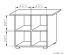Couchtisch Aitape 23, Farbe: Sonoma Eiche dunkel / Sonoma Eiche hell - Abmessungen: 78 x 60 x 62 cm (B x T x H)