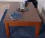 Clubtisch Couchtisch Wohnzimmertisch Eiche teilmassiv Farbe: Walnuss 40x120x70 cm