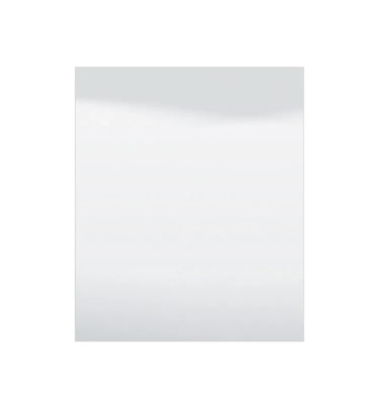 Rechteckiger Spiegel Banat 27, Rahmen: Weiß, aus hochwertigen Material, Maße: 80 x 57,5 x 2 cm, für den Vorraum