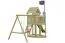 Spielturm Pirat 02 inkl. Sandkasten und Doppelschaukel - Abmessungen: 315 x 205 cm (L x B)