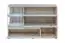 Elegante Kommode Bjordal 44, Farbe: Eiche Wellington / Grau - Abmessungen: 77 x 120 x 40 cm (H x B x T), mit LED-Beleuchtung