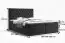 Boxspringbett im modernen Design Pirin 66, Farbe: Beige - Liegefläche: 160 x 200 cm (B x L), mit Stauraum