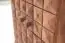 Einzigartiger Barschrank aus Akazie Massivholz, Farbe: Akazie - Abmessungen: 91 x 64 x 50 cm (H x B x T), mit ausergewöhnlichem Kachelmuster