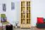 Wohnzimmerschrank, Vitrine, 80 cm breit, Kiefernholz massiv, Farbe: Natur