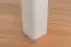 Weißer Esstisch 60x60 cm Kiefer, Farbe: Weiß