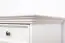 Schreibtisch Gyronde 31, Kiefer massiv Vollholz, weiß lackiert - 77 x 130 x 53 cm (H x B x T)