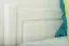 Einzelbett / Gästebett Kiefer massiv Vollholz weiß lackiert 78, inkl. Lattenrost - Liegefläche 90 x 200 cm