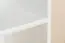 Regal Kiefer massiv Vollholz weiß lackiert Junco 52C - Abmessung 120 x 60 x 42 cm