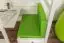 Sitzkissen 2er-Set für Kinderbett / Etagenbett / Funktionsbett Tim - Farbe: Grün