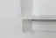 Hängeregal / Wandregal Kiefer massiv Vollholz weiß lackiert Junco 338 - Abmessung 48 x 100 x 24 cm