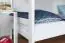 Etagenbett für Erwachsene "Easy Premium Line" K17/n, Buche Vollholz massiv Weiß, Liegefläche: 90 x 190 cm (B x L), teilbar
