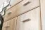 Garderoben Kommode Bratteli 15, Farbe: Eiche Sonoma - Abmessungen: 96 x 60 x 32 cm (H x B x T), mit drei Fächer