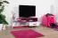 Kinderzimmer - TV-Unterschrank Frank 10, Farbe: Weiß / Rosa - 43 x 120 x 43 cm (H x B x T)