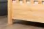 Jugendbett Kiefer massiv Vollholz natur 67, inkl. Lattenrost - Abmessung 180 x 200 cm