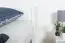 Kinderbett / Jugendbett Kiefer massiv Vollholz weiß lackiert 78, inkl. Lattenrost - Abmessung 120 x 200 cm