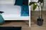 Etagenbett / Stockbett 140 x 190 cm "Easy Premium Line" K24/n, Kopf- und Fußteil gerade, Buche Massivholz weiß lackiert, teilbar