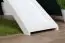 Weißes Etagenbett mit Rutsche 90 x 190 cm, Buche Massivholz Weiß lackiert, teilbar in zwei Einzelbetten, "Easy Premium Line" K26/n