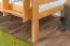 Stockbett mit Rutsche 80 x 200 cm, Buche Massivholz Natur lackiert, umbaubar in zwei Einzelbetten, "Easy Premium Line" K28/n