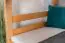 Etagenbett mit Rutsche 90 x 190 cm, Buche Massivholz Natur lackiert, umbaubar in zwei Einzelbetten, "Easy Premium Line" K28/n