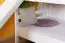 Großes weißes Etagenbett mit Rutsche 120 x 190 cm, Buche Massivholz Weiß lackiert, teilbar in zwei Einzelbetten, "Easy Premium Line" K32/n