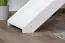 Großes weißes Stockbett mit Rutsche 160 x 200 cm, Buche Massivholz Weiß lackiert, teilbar in zwei Einzelbetten, "Easy Premium Line" K32/n