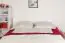 Doppelbett "Easy Premium Line" K7 inkl. 2 Schubladen und 1 Abdeckblende, 180 x 200 cm Buche Vollholz massiv weiß lackiert