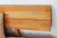 Kernbuche Holzbett Bettgestell 200 x 200 cm geölt Abbildung