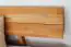 Massivholz Bettgestell Kernbuche 200 x 200 cm geölt Abbildung