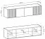 Aufsatz für Kleiderschrank Leeds 19 & 20, Farbe: Grau - Abmessungen: 50 x 205 x 51 cm (H x B x T)