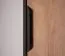 Jugendzimmer Schrank Sprimont 03, Farbe: Grau / Eiche - Abmessungen: 195 x 45 x 40 cm (H x B x T)