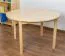 Tisch rund 120x120 cm Kiefer massiv, Farbe: Natur Abbildung