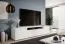 Einfaches TV-Möbel / TV-Schrank Zapopan 131, vier Fächer, Push-to-open Funktion, Farbe: Weiß, Maße: 42 x 200 x 40 cm, ein Kabelloch, für Wohnzimmer