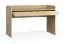 Schreibtisch | 2 geräumige Schubladen | schlichtes Design | Farbe: Eiche | Soft-Close-Funktion | Maße: 137 x 60 x 86,5 cm | ABS-Kantenschutz