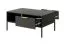 Moderner Couchtisch mit zwei Schubladen Raoued 08, Farbe: Anthrazit - Abmessungen: 44 x 97 x 60 cm (H x B x T)