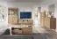 TV-Unterschrank Acrab 04 mit viel Stauraum, 53 x 159 x 37 cm in Eiche Cremona, 4 Fächer, 2 Türen, 1 Kipptür, push-to-open System, ABS Kantenschutz