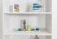 Bücherregal Kiefer massiv Vollholz weiß lackiert B001 - Abmessung 190 x 80 x 42 cm (H x B x T)