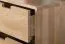 Schreibtisch Eiche massiv natur Aurornis 69 - Abmessungen: 75 x 142 x 55 cm (H x B x T)