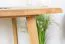 Couchtisch Eiche massiv natur Aurornis 75 - Abmessungen: 60 x 60 x 50 cm (B x T x H)
