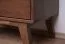 TV-Board / TV-Unterschrank Engordany 06 | Buche Vollholz massiv | lackiert | Farbe: Walnuss | zwei Türen | Maße: 55 x 155 x 39 cm | vier Fächer | Soft-Close-Funktion