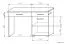 Schreibtisch Kisaran 01, Farbe: Sonoma Eiche - Abmessungen: 76 x 120 x 50 cm (H x B x T)