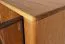 Vitrine Jussara 04, Farbe: Natur, Eiche teilmassiv – 201 x 124 x 42 cm (H x B x T)